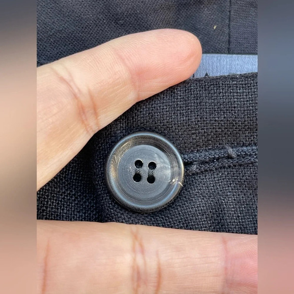 Elena Dawson linen trousers pants size large - Picture 5 of 16